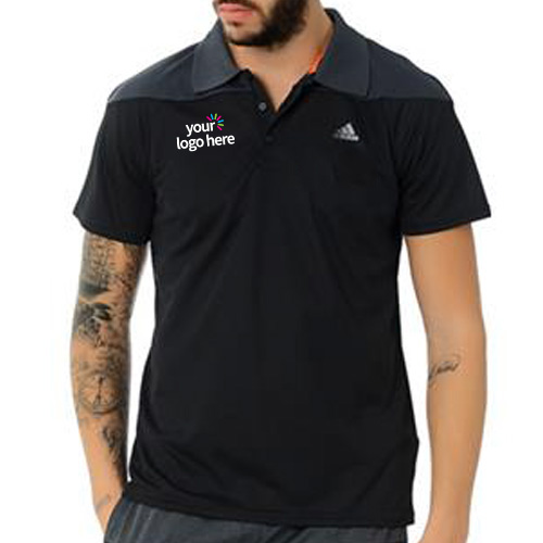 Poly Cotton Adidas T-shirt Wholesale Adidas Personalized Black