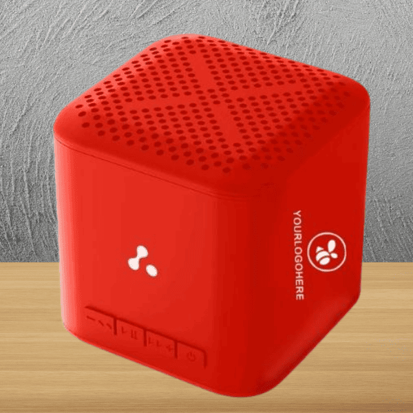 Ambrane Evoke Cube Plus Bluetooth Speaker Red