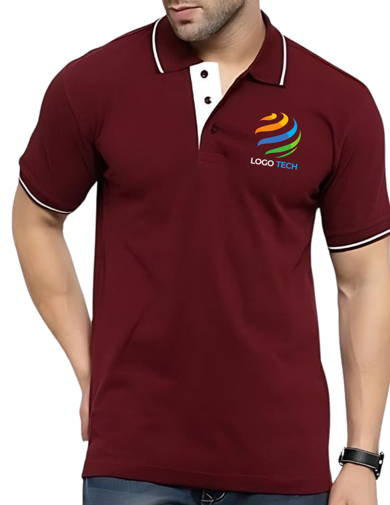 Monte Carlo Dryfit Custom Logo T-Shirt